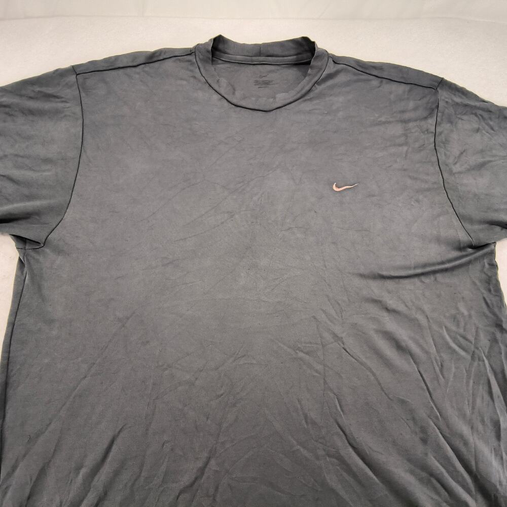 Nike Casual Crew Neck Short Sleeve Shirt Mens Size Extra Large XL Gray
